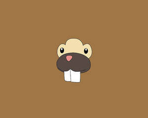 Bidoof Phone Screen Art Wallpaper