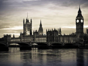Big Ben And River Thames Wallpaper