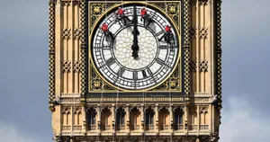 Big Ben Men On Ropes Wallpaper