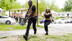 Big Boogie Training With Rifle Wallpaper