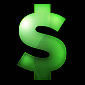 Big Green Money Sign Wallpaper