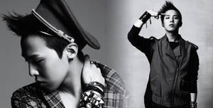Bigbang G Dragon In Bw Photo Wallpaper
