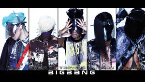 Bigbang K-pop Futuristic Mask Wallpaper