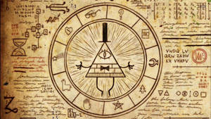 Bill Cipher Symbol Gravity Falls Wallpaper