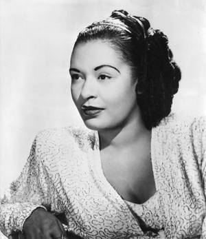 Billie Holiday Black And White Wallpaper