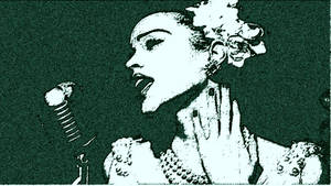 Billie Holiday On Filter Wallpaper