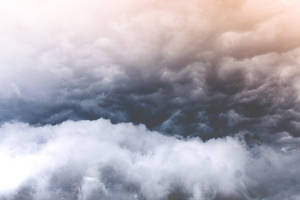 Billowing Storm Clouds Wallpaper