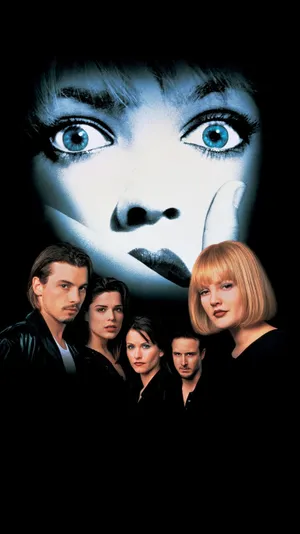 Billy Loomis With The Scream Cast Wallpaper