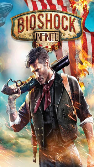 Bioshock Infinite Iphone Protagonist Booker Dewitt Wallpaper