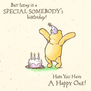 Birthday Winnie The Pooh Quotes Wallpaper