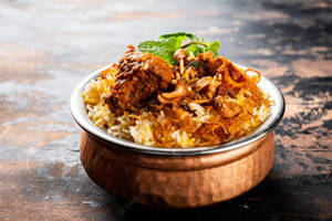 Biryani With Meat Wallpaper