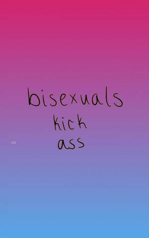 Bisexual Aesthetic Gradient Pink And Purple Wallpaper