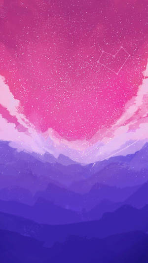Bisexual Aesthetic Pink Sky Wallpaper