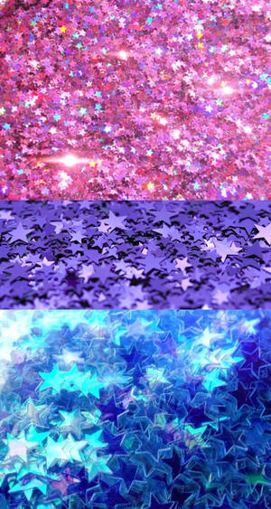 Bisexual Aesthetic Shiny Stars Wallpaper