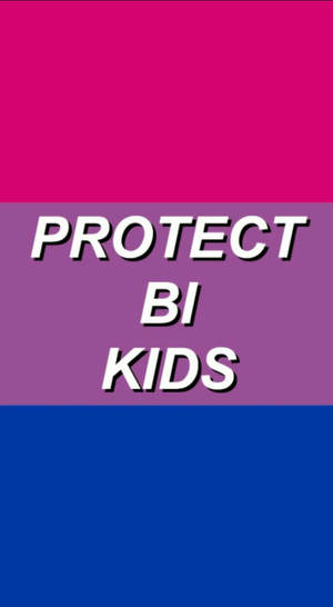 Bisexual Flag Kids Wallpaper