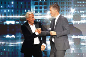 Bjorn Borg Thomas Enqvist Shaking Hands Wallpaper