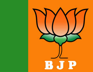 Bjp Green And Orange Logo Wallpaper
