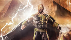 Black Adam Dc Superhero 3d Art Wallpaper