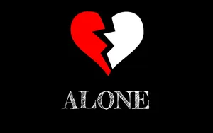 Black Aesthetic Collage Broken Heart Wallpaper