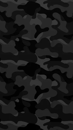 Black Aesthetic Phone Army Camouflage Wallpaper