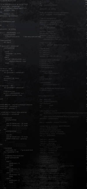 Black Aesthetic Phone Coding Wallpaper