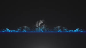 Black And Blue Abstract Smoke Wallpaper