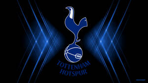 Black And Blue Tottenham Hotspurs Fc Desktop Wallpaper