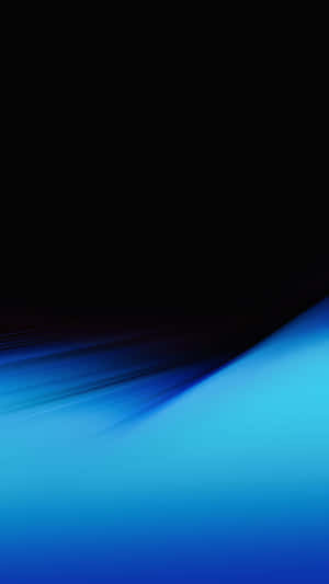 Black And Bright Solid Blue Iphone Wallpaper