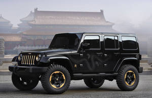 Black And Gold Jeep Wrangler Wallpaper