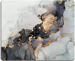 Black And Gold Marble Center Wallpaper