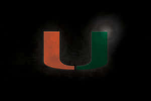 Black And Gold: Representing The Pride And Spirit Of The Miami Hurricanes Wallpaper