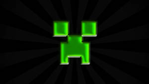 Black And Green Creeper Face 2560x1440 Minecraft Wallpaper