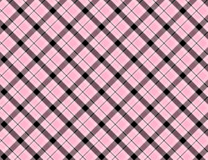 Black And Pink Aesthetic Diagonal Plaid Wallpaper