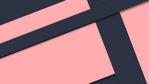 Black And Pink Aesthetic Material Design Wallpaper
