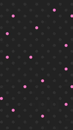 Black And Pink Iphone Tiny Dots Wallpaper