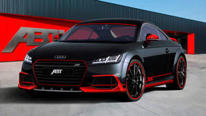 Black And Red Audi R8 Wallpaper