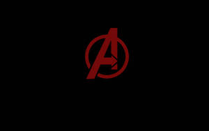 Black And Red Avengers Logo Wallpaper