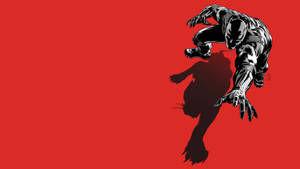 Black And Red Black Panther Wallpaper