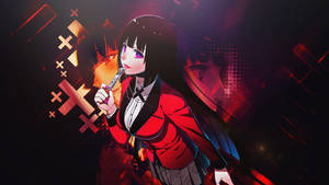 Black And Red Edit Yumeko Jabami Wallpaper