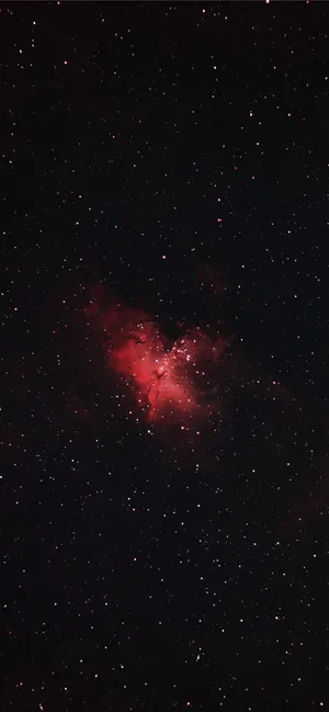 Black And Red Galaxy Wallpaper