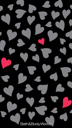 Black And Red Heart Iphone Wallpaper