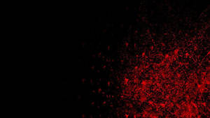 Black And Red Paint Blotches Wallpaper