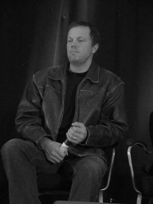 Black And White Adam Baldwin Wallpaper