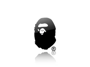 Black And White Bape Logo Wallpaper