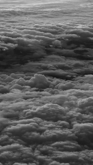 Black And White Blanket-like Cloud Wallpaper