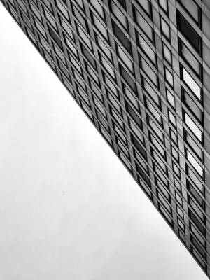 Black And White Building Huawei Honor Wallpaper