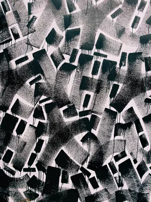 Black And White Collage Artwork Wallpaper