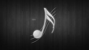Black And White Cute Music Sixteenth Note Wallpaper