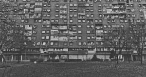 Black And White Dormitory Serbia Wallpaper