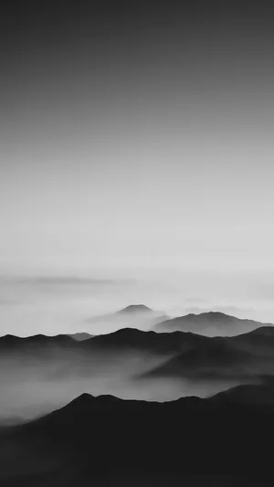 Black And White Iphone Horizon Wallpaper